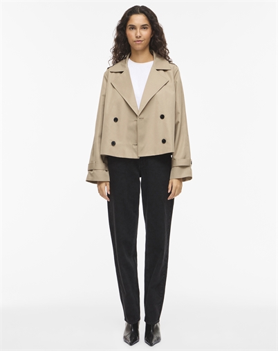 Vila - VIAddison Short Jakke - Savannah Tan